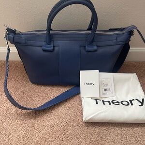 Theory Summer Blue Satchel Bag